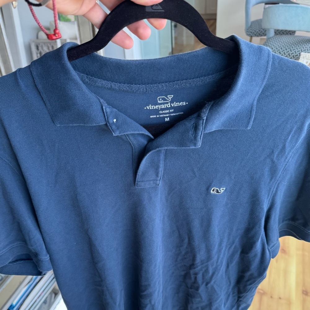 Vineyard Vines Navy Blue Classic Fit Polo